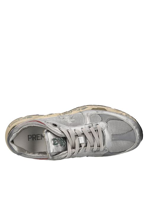 Sneakers in pelle, ecopelle e tessuto PREMIATA | MASED VAR 5494ARGENTO